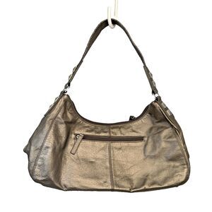 Rolfs Vintage Gold Leather Hobo Shoulder Bag Size 13W 6H 4.5D EUC Handbag